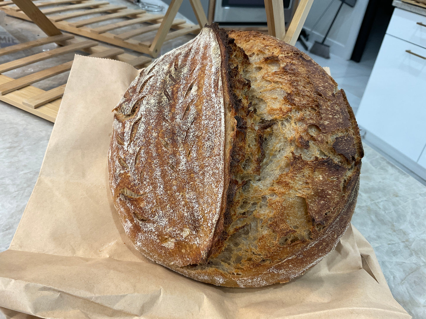 Handmade Organic Golden Rye Sourdough