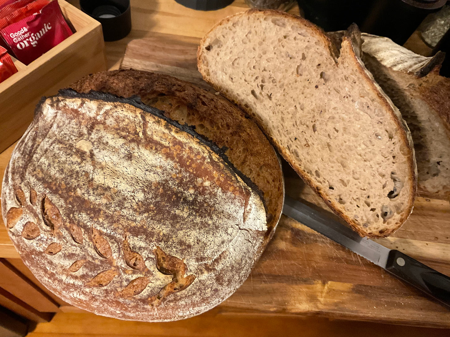 Handmade Organic Golden Rye Sourdough