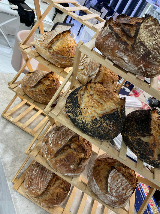 Handmade Organic White Rye Sourdough- BLACK SESAME limited edition