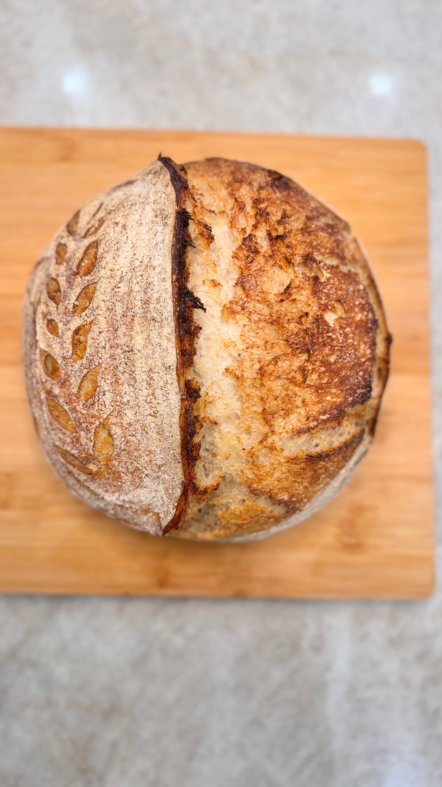 Handmade Organic White Rye Sourdough- BLACK SESAME limited edition