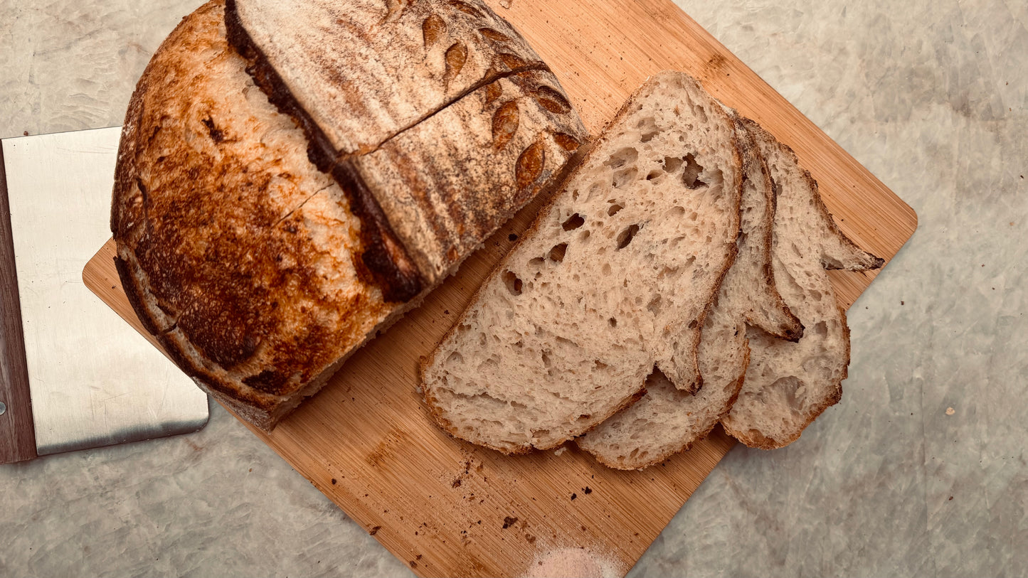 Handmade Organic White Rye Sourdough- BLACK SESAME limited edition