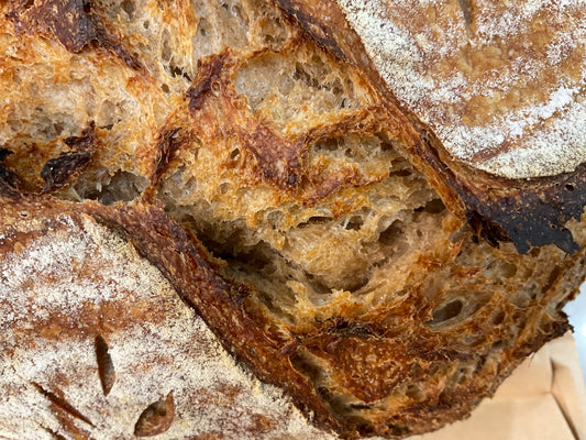 Handmade Organic Stone Whole Wheat Golden Rye Sourdough